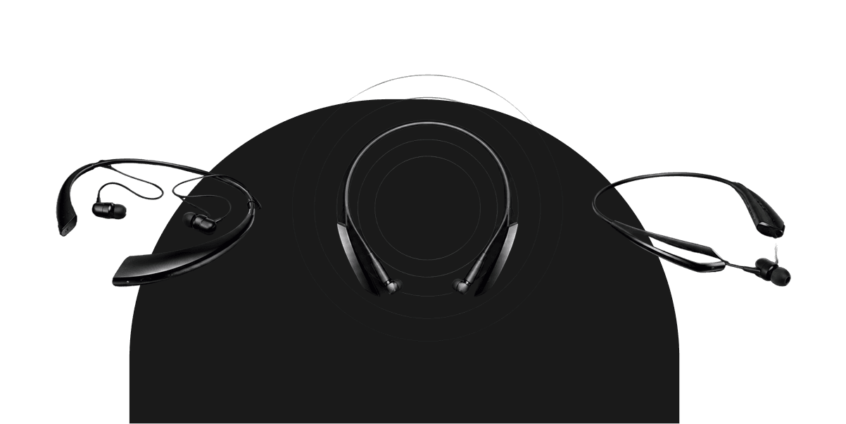 Neckband type Bluetooth headset